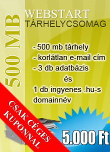 Start tárhely
